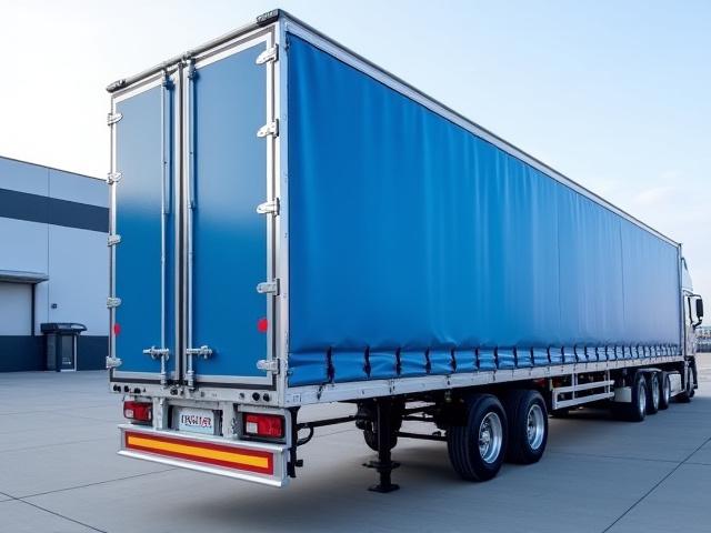 Conestoga trailer for weather-protected flatbed shipping