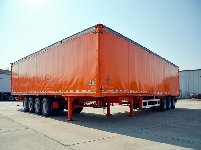 Step-deck trailer for tall equipment