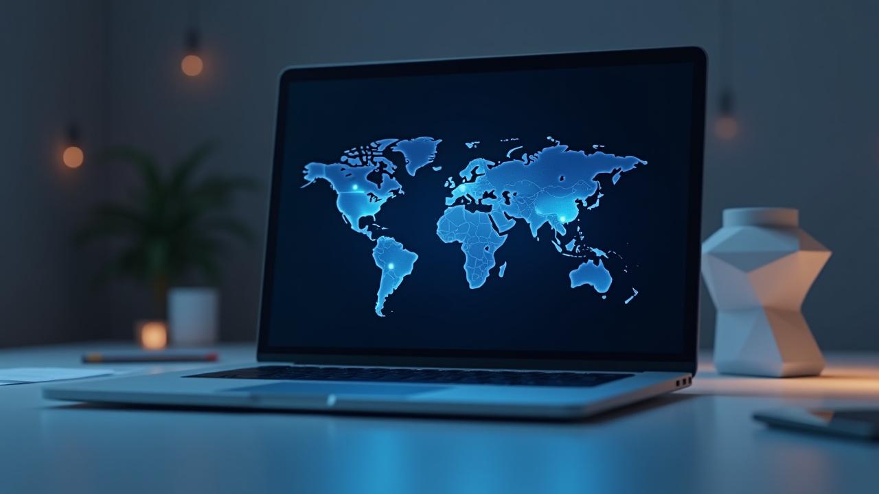 Real-time freight tracking dashboard showing map with GPS coordinates and shipment analytics.